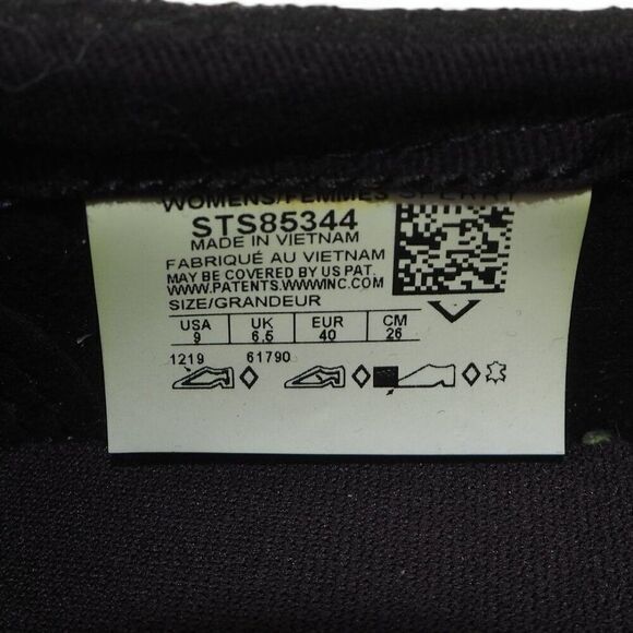 Sperry Top-Sider Crest Twin Gore Perf Sneakers Black / Yellow STS85344 Women's 9 - Picture 9 of 10